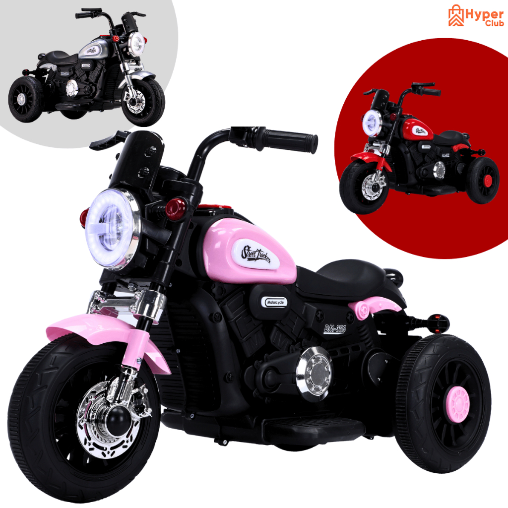 Brinquedo Harley Moto Elétrica Infantil Motinha Elétrica Led e Bateria 6v até 30 kg Sem controle