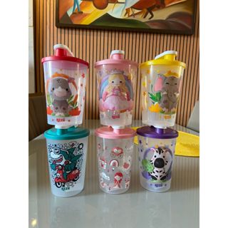 Conjunto 2 Copos  Infantil Linha Baby Estampas Divertidas 450ml Atóxico Cores Sortida Azzu em Oferta na Shopee