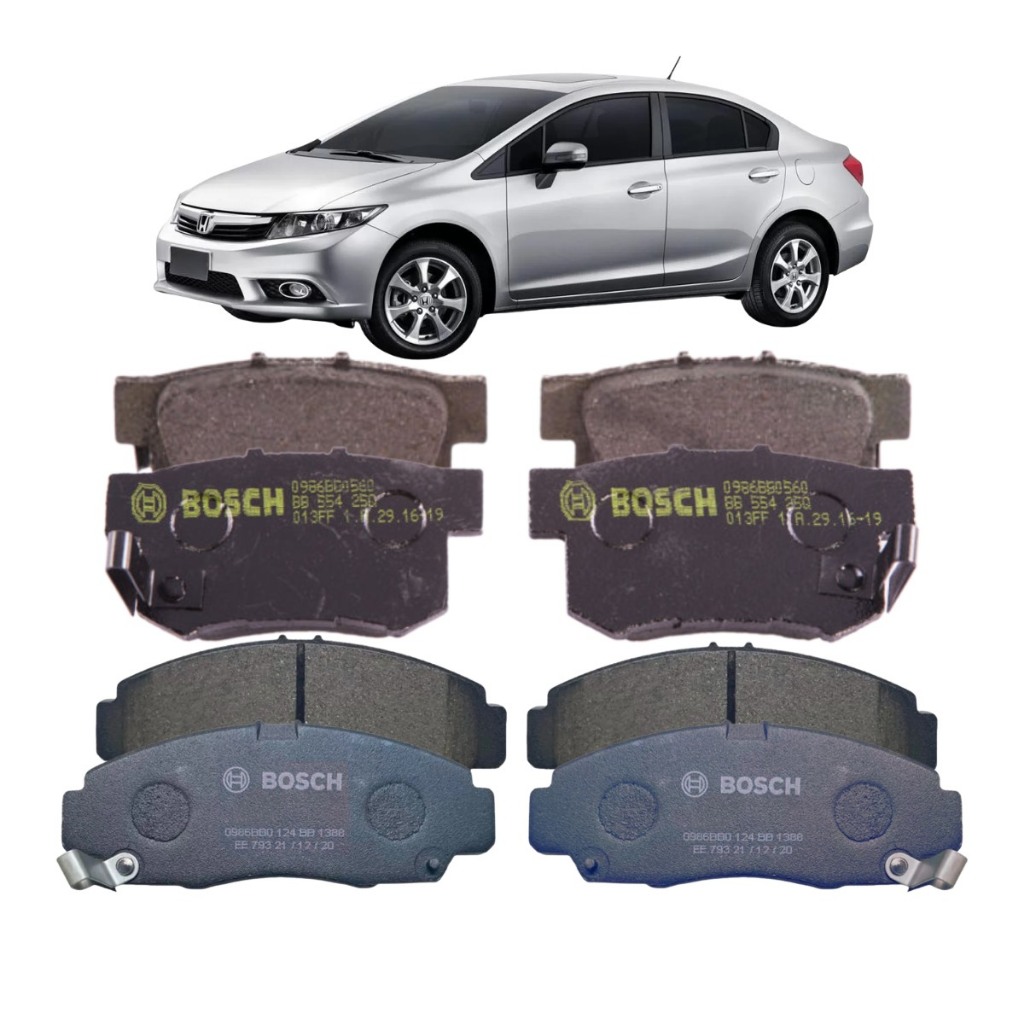 Kit Pastilha Freio Civic 2012 2013 2014 2015 2016 em Oferta na Shopee