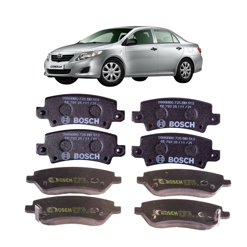 Kit Pastilha Freio Corolla 2002 2003 2004 2005 2006 Até 2008 em Oferta na Shopee