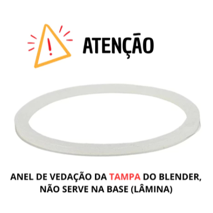 Anel Vedação Da Tampa Blender Oster OBLD700 OBLD750 Cadence BLD700 BLD701 BLD706 BLD750 185628
