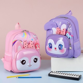 Mochila Infantil Escolar Repelente De Água Cartoon Moda Infantil Leva Adequado Para Crianças Do Jardim De Infância