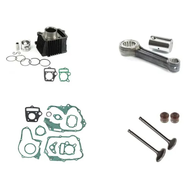 Kit Motor 90cc Biela Junta Valvulas Bull Krc 50 Lx E Max 50