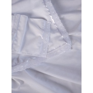 conjunto 3 peças branca saia pano da costa e pano de cabeça umbanda e candomblé  bordado inglês e fita branca em Oferta na Shopee