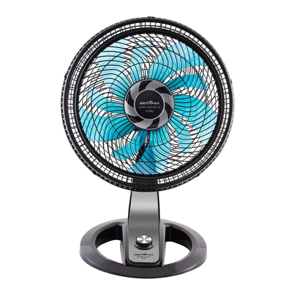 Ventilador de Mesa Britânia 220V BVT495 Turbo com 10 Pás 160W em Oferta na Shopee