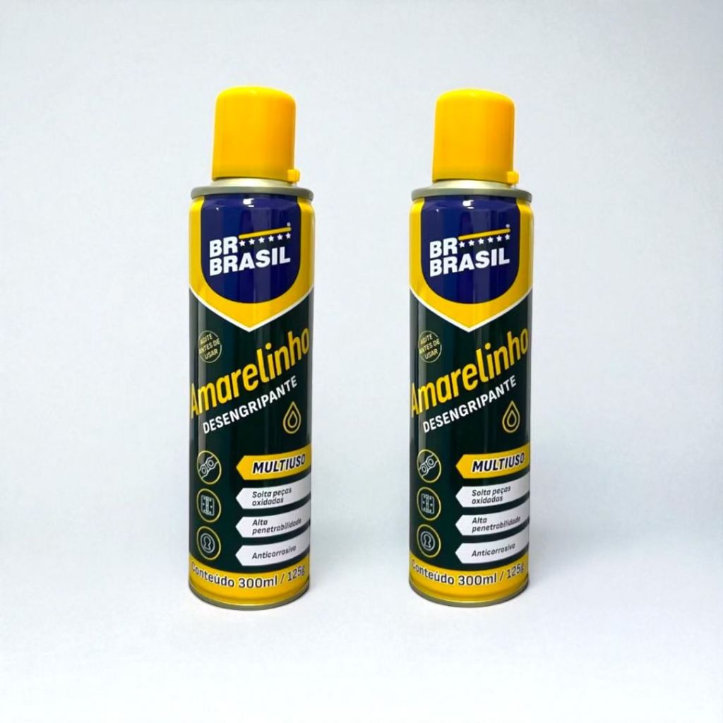 Desengripante Amarelinho Spray BR Brasil 300ml/125g