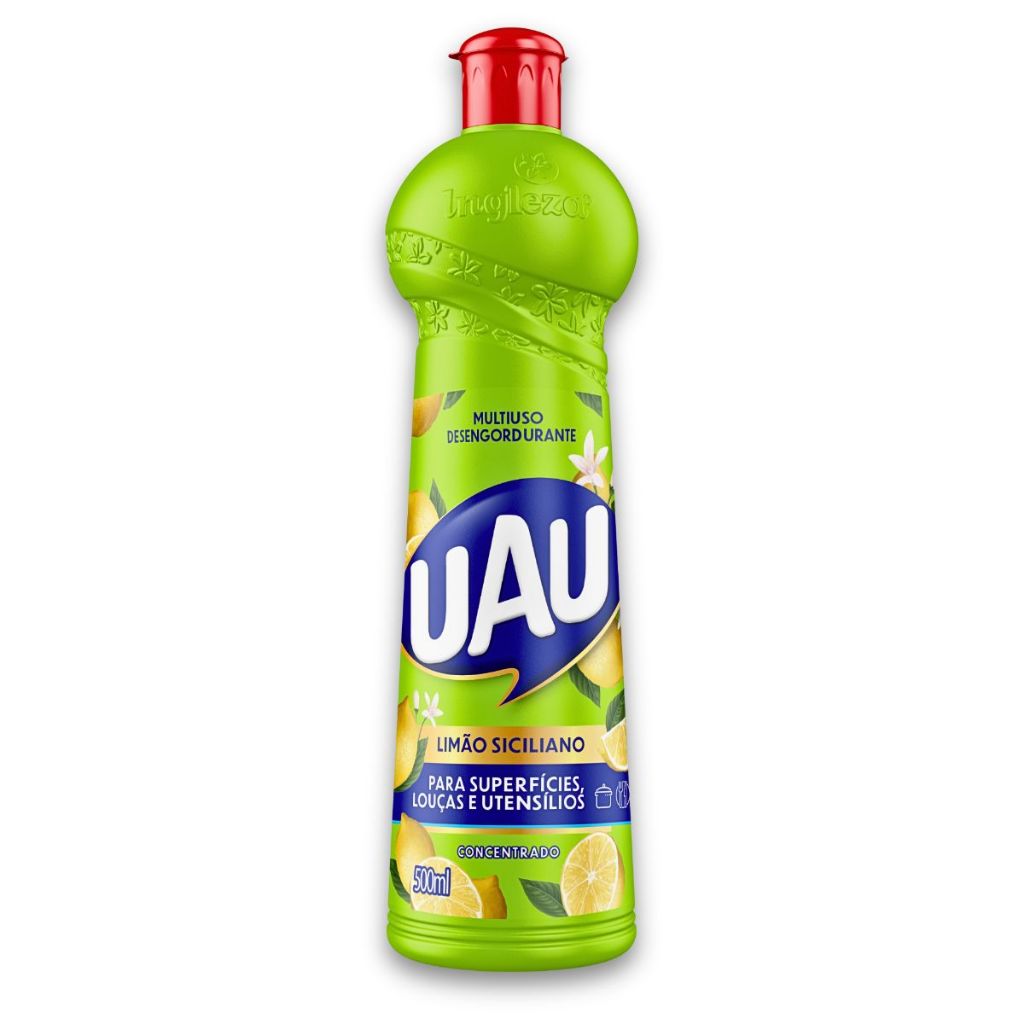 Multiuso 500ml Limão Siciliano Uau Superfícies e Utensílios