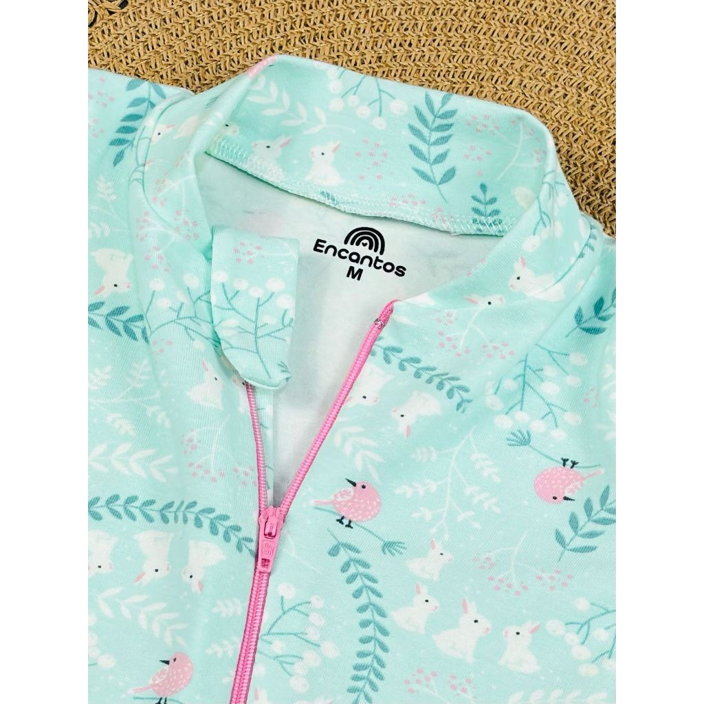 MACACÃO LONGO BEBÊ ZÍPER COM PROTEÇÃO MAIS VENDIDOS MENINO E MENINA em Oferta na Shopee