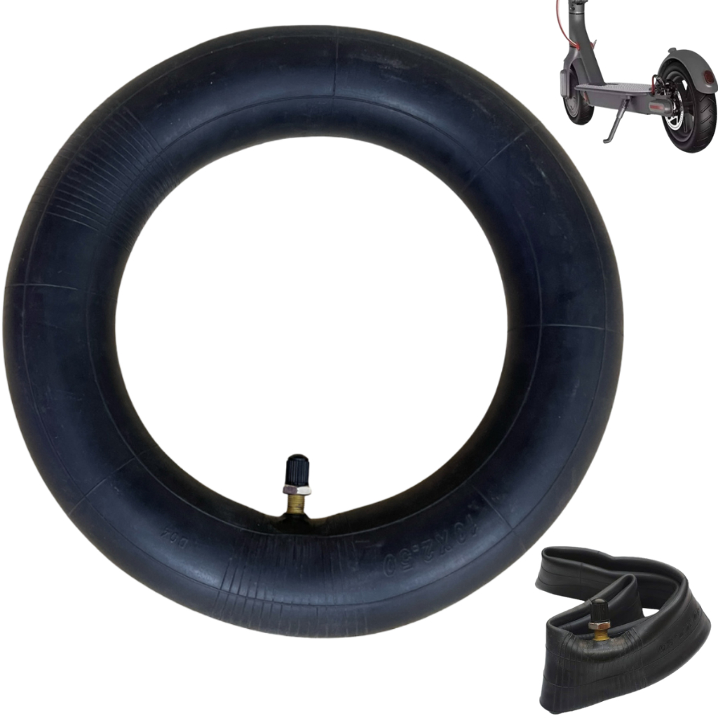 Câmara De Ar Pneu 10x2.50-6.5/ 10x2.125/ 70x65-6.5/ 80x65-6.5/ 60/70-6.5/ 80x55-6.5 Bico Reto Patinete Elétrico Hoverboa