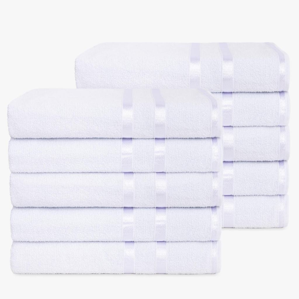 Kit 5 Toalhas De Banho Hotel, Pousada, Hostel 100% Algodão - Linha Lyra