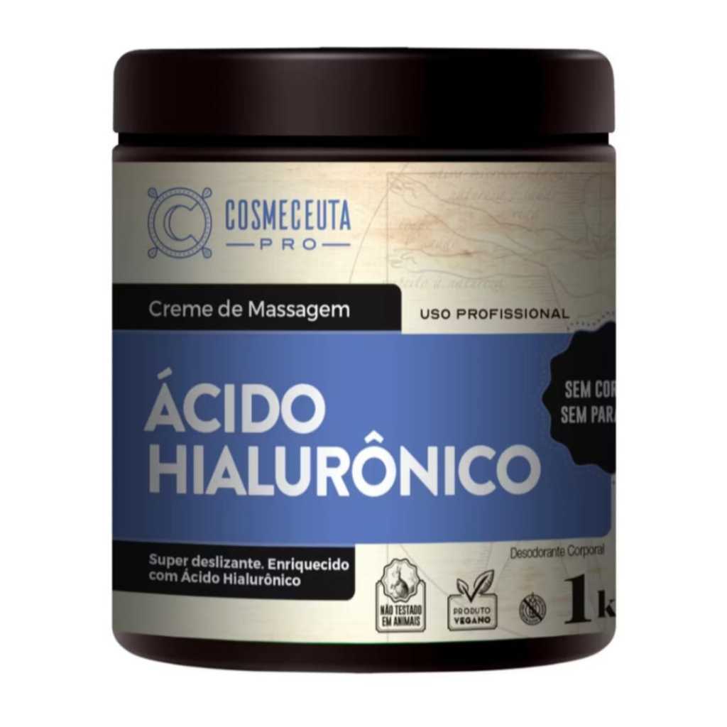 Creme de Massagem Ácido Hialurônico 1kg - Cosmeceuta em Oferta na Shopee