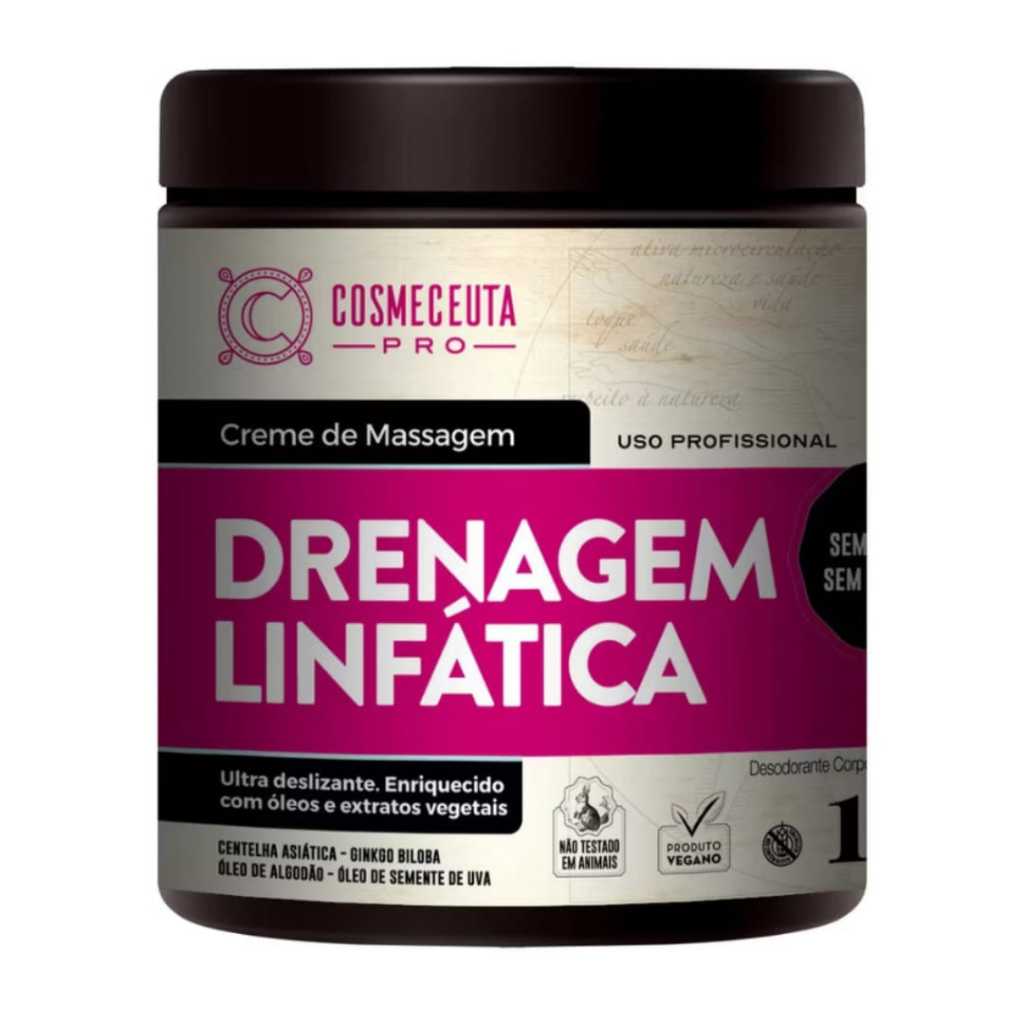Creme de Massagem Drenagem Linfática 1kg - Cosmeceuta em Oferta na Shopee