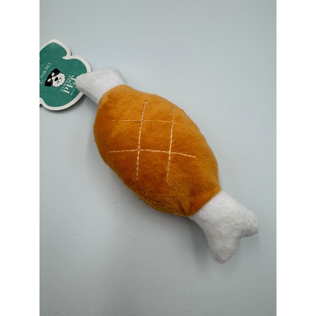 Brinquedo Para Pet Cão | Poliéster | Pelúcia Coxa de Frango em Oferta na Shopee