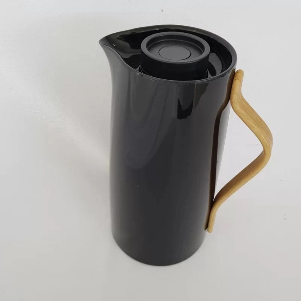 Garrafa Térmica 1 Litro Café Bule Cozinha Chá Luxo Escritório Chimarrão Curve Casa Decoração Agua