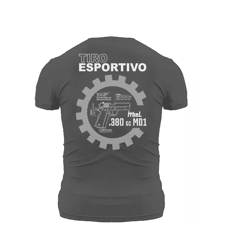 Camiseta Camisa Militar Tiro Esportivo Imbel 380 Md1 Imbel .380 Gc Md1 Plus Size