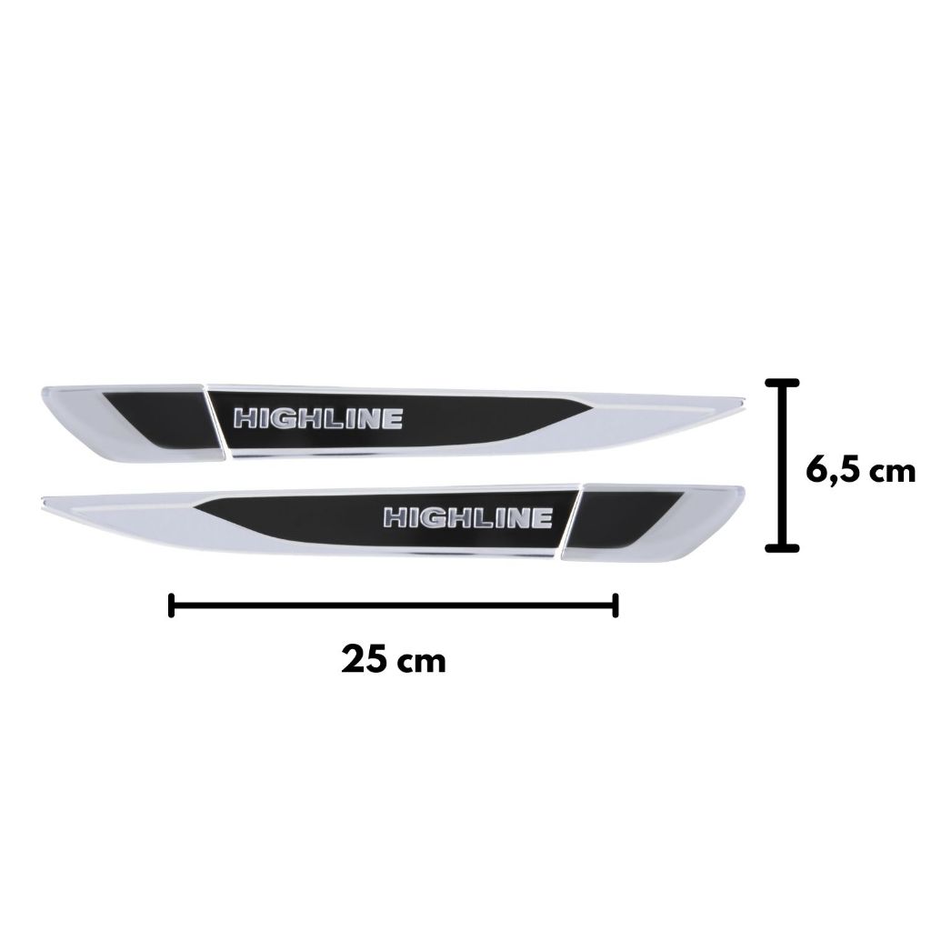 Emblema Lateral HIGHLINE Polo Virtus 2018 a 2025 — imagem 2 de 2