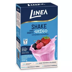 Shake em pó Linea Sabor Iogurte Com Frutas Vermelhas de 330g