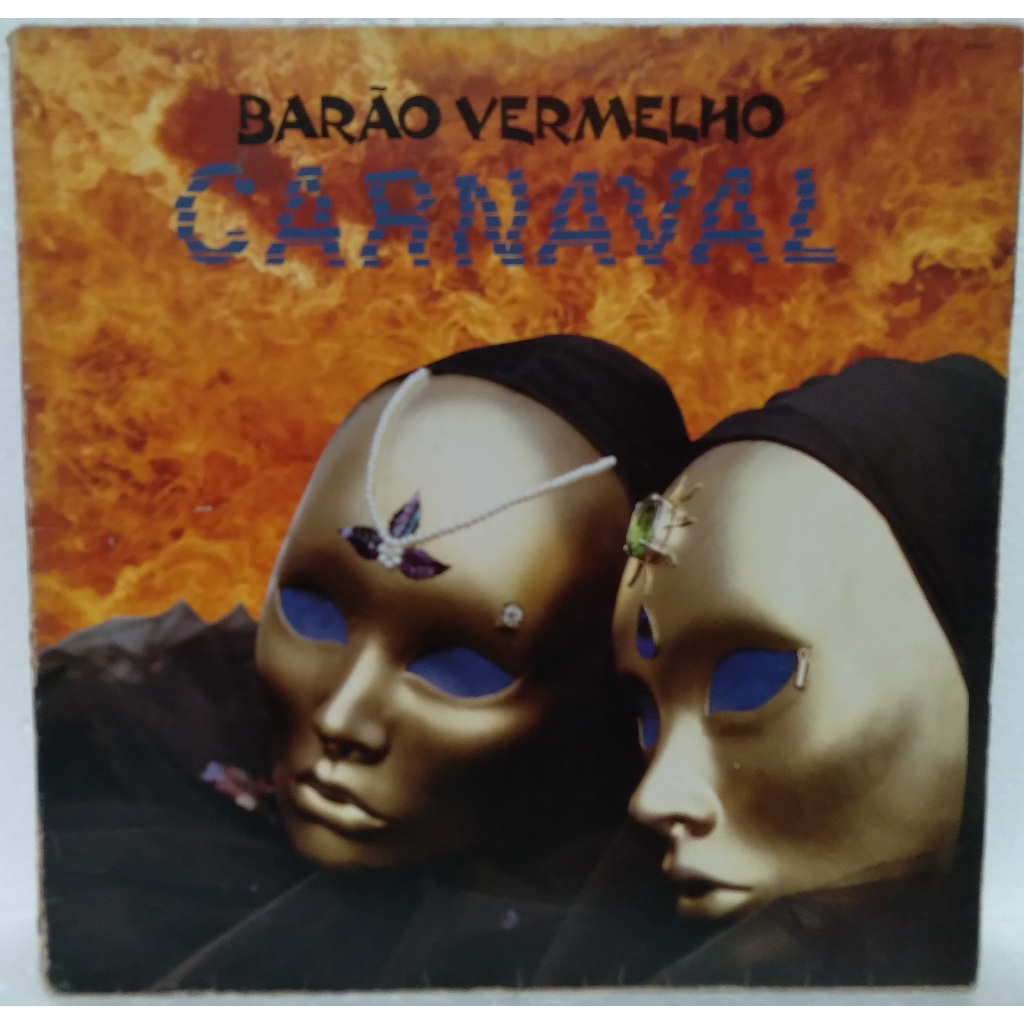 LP - Barão Vermelho - Carnaval (Pense e Dance) - 1988