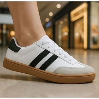 Tenis Feminino Casual Samba Retro Estiloso Com Solado Macio Confortavel Super Leve - Top Para o Dia Dia Pronta Entrega