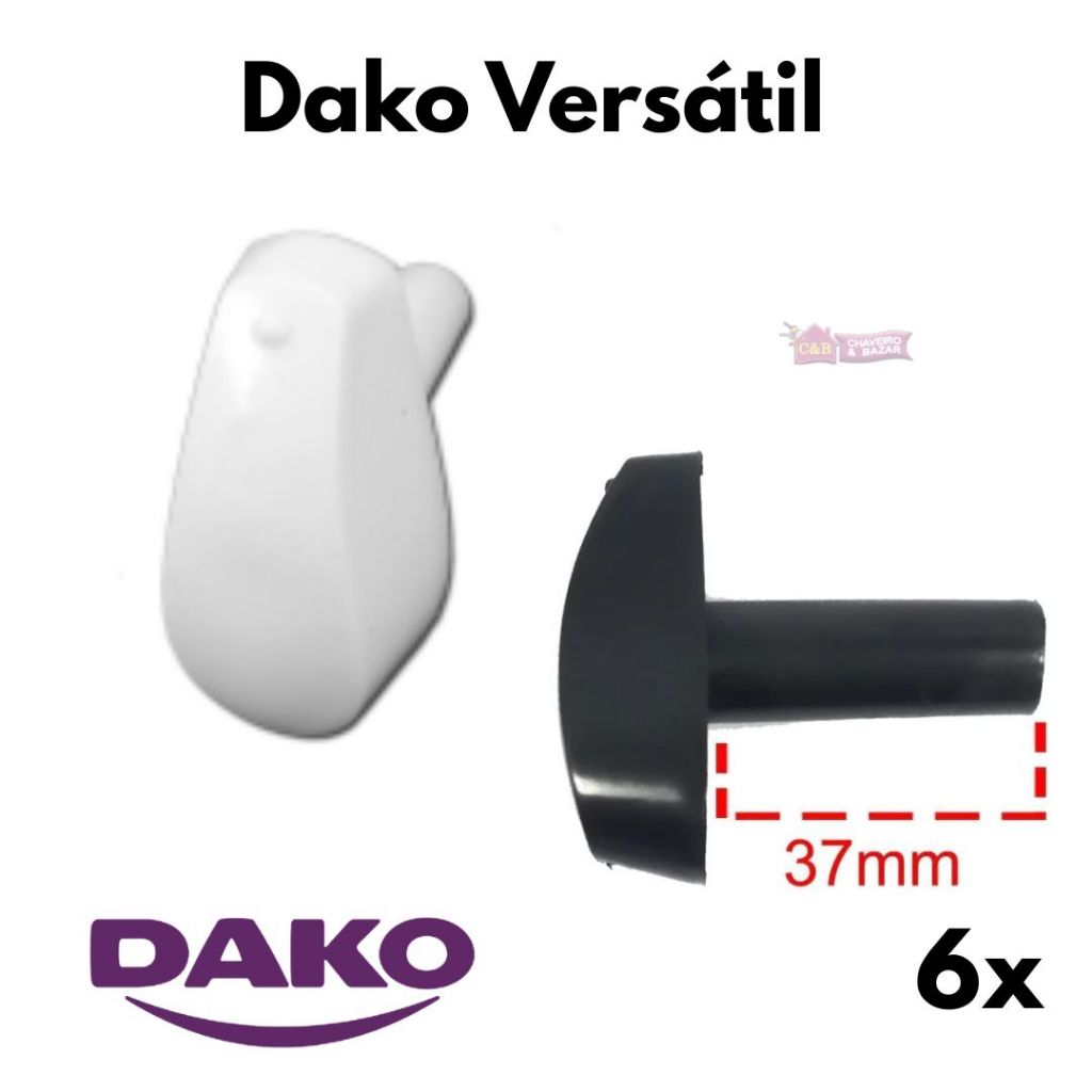 Kit Botão de Fogão Dako Versatil 6 peças