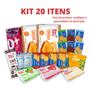 Kit 20 itens para montar cestas para presentear em aniversários/lembrancinha de natal/amizade/café em Oferta na Shopee