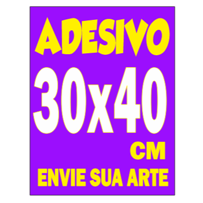 Adesivo I Envie Sua Arte I 30x40cm