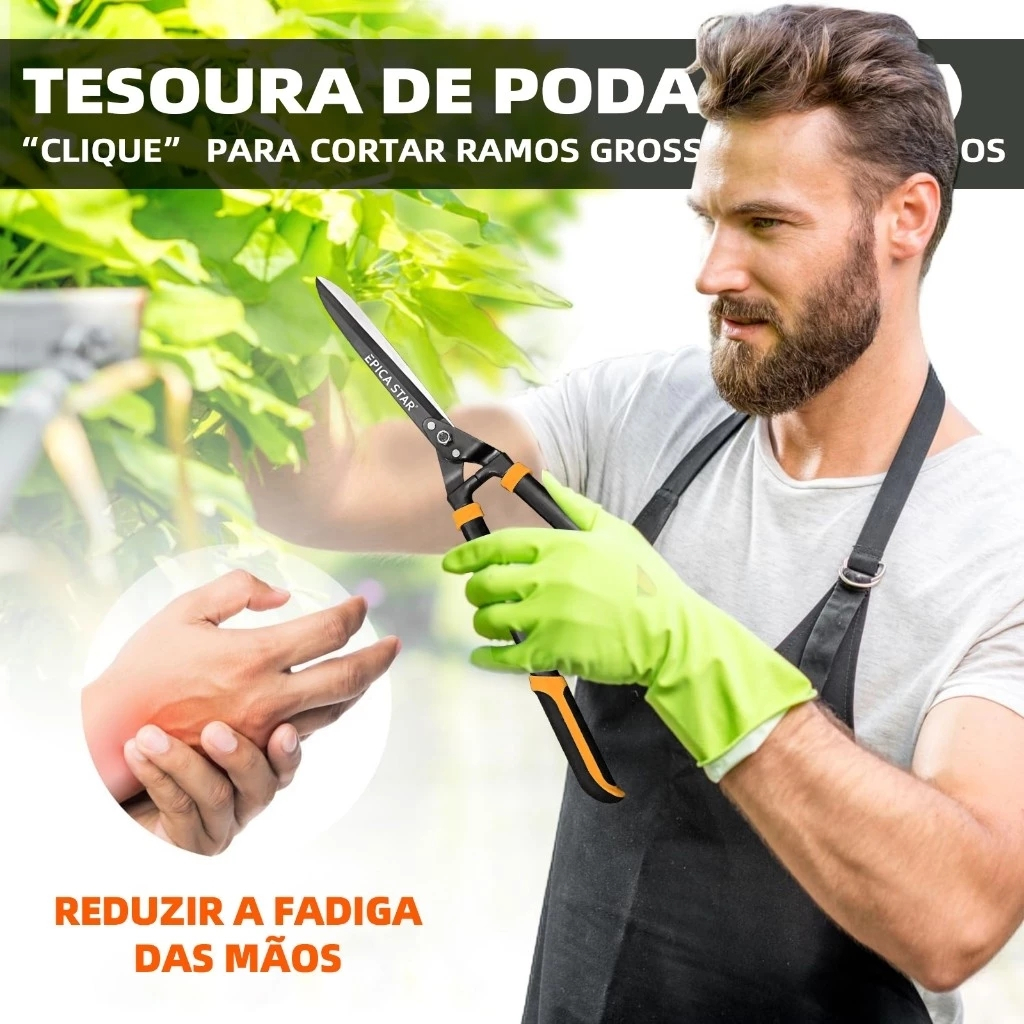 EPICA STAR Tesoura Grama Jardim Cerca Viva Oferta Cerca-viva Tesourão Jardinagem