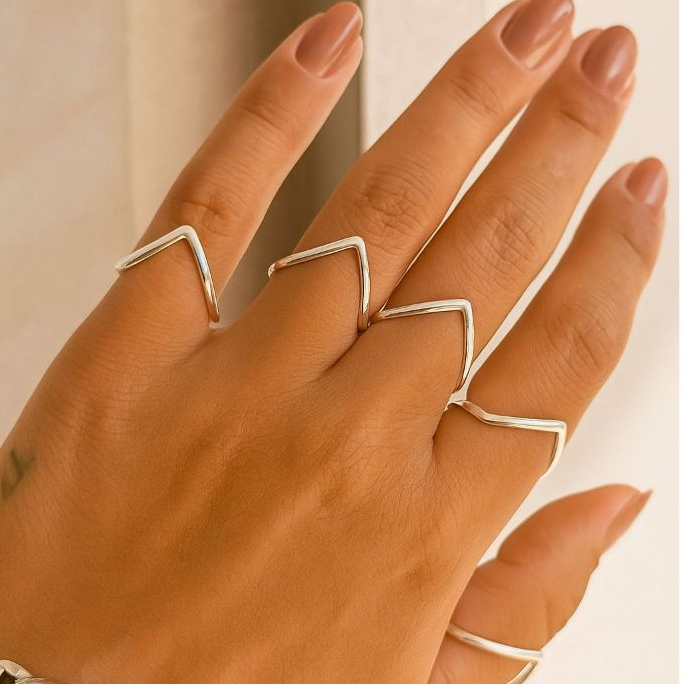 Anel Maria de Fátima Prata 925 Banhado Ouro 18k Feminino Novela Direto de Fábrica Minimalista