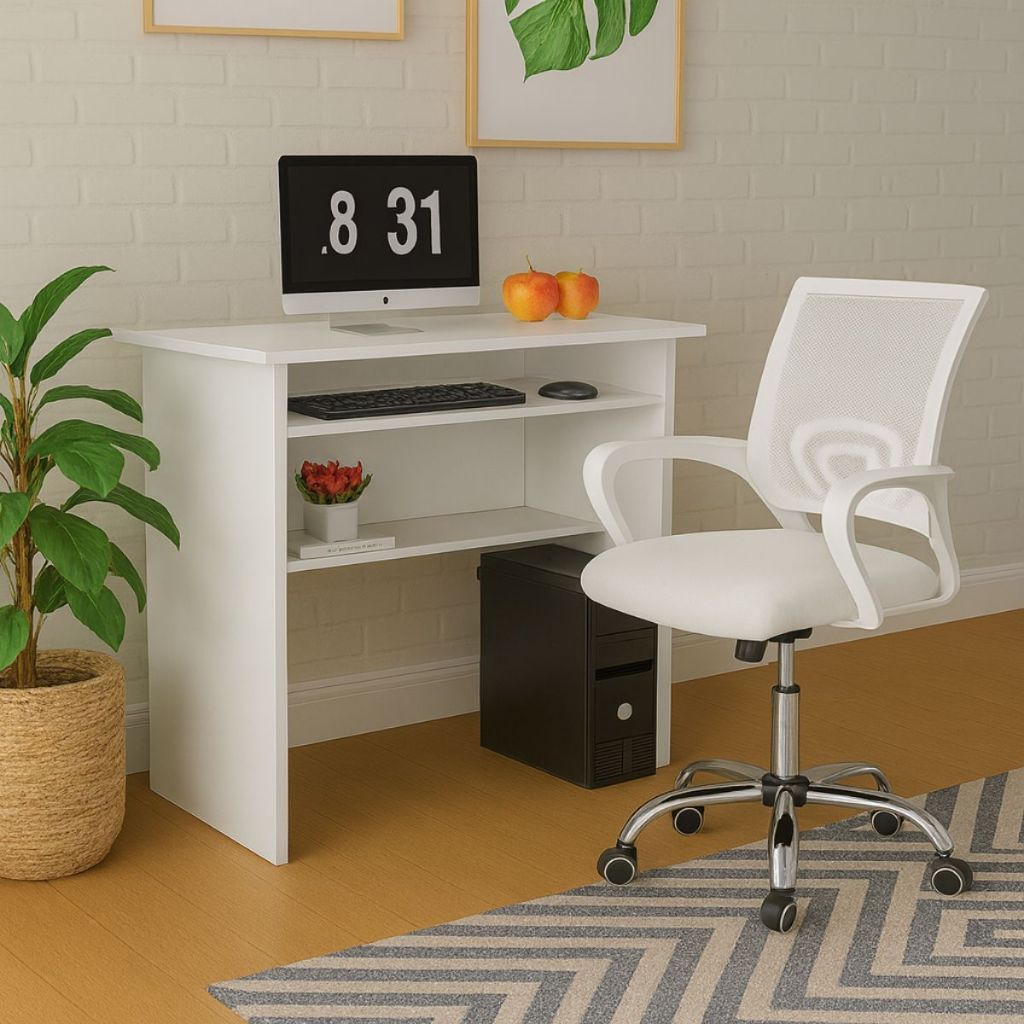 Kit Mesa Cadeira Escritório: Onde Comprar | BuscaProdutos