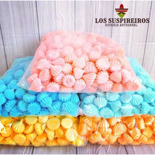 Mini Suspiro Colorido Para Lembrancinhas Kit Com 1000 Unidades de Mini Suspiros em Oferta na Shopee