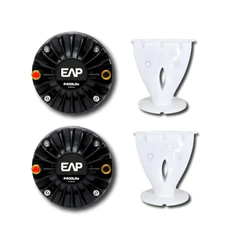 Kit 2 Drivers Eap P400 Lite 8ohms + 2 Guias De Ondas G90 Branco