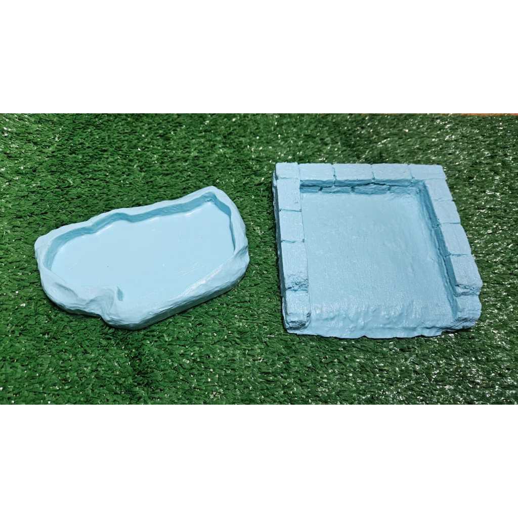 Kit Jabuti Filhote Comedouro Bebedouro Kit 036 Artexotics em Oferta na Shopee