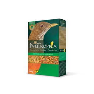 Ração Super Premium Nutrópica para Sabiá e Pássaro Preto - 300g em Oferta na Shopee