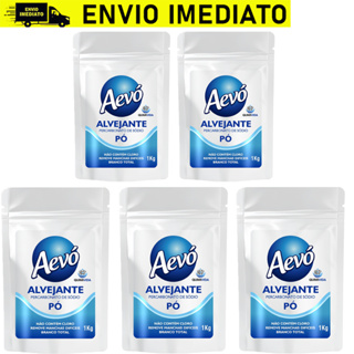 Alvejante tira manchas roupas brancas e coloridas até 5kg - Aevó em Oferta na Shopee