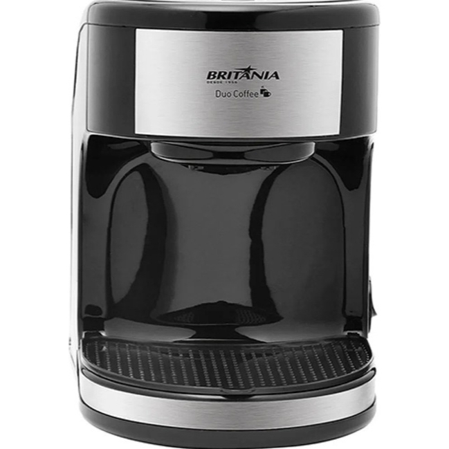 Cafeteira Duo Coffee 450w 2 Bicos Britânia 220v Cor Preto