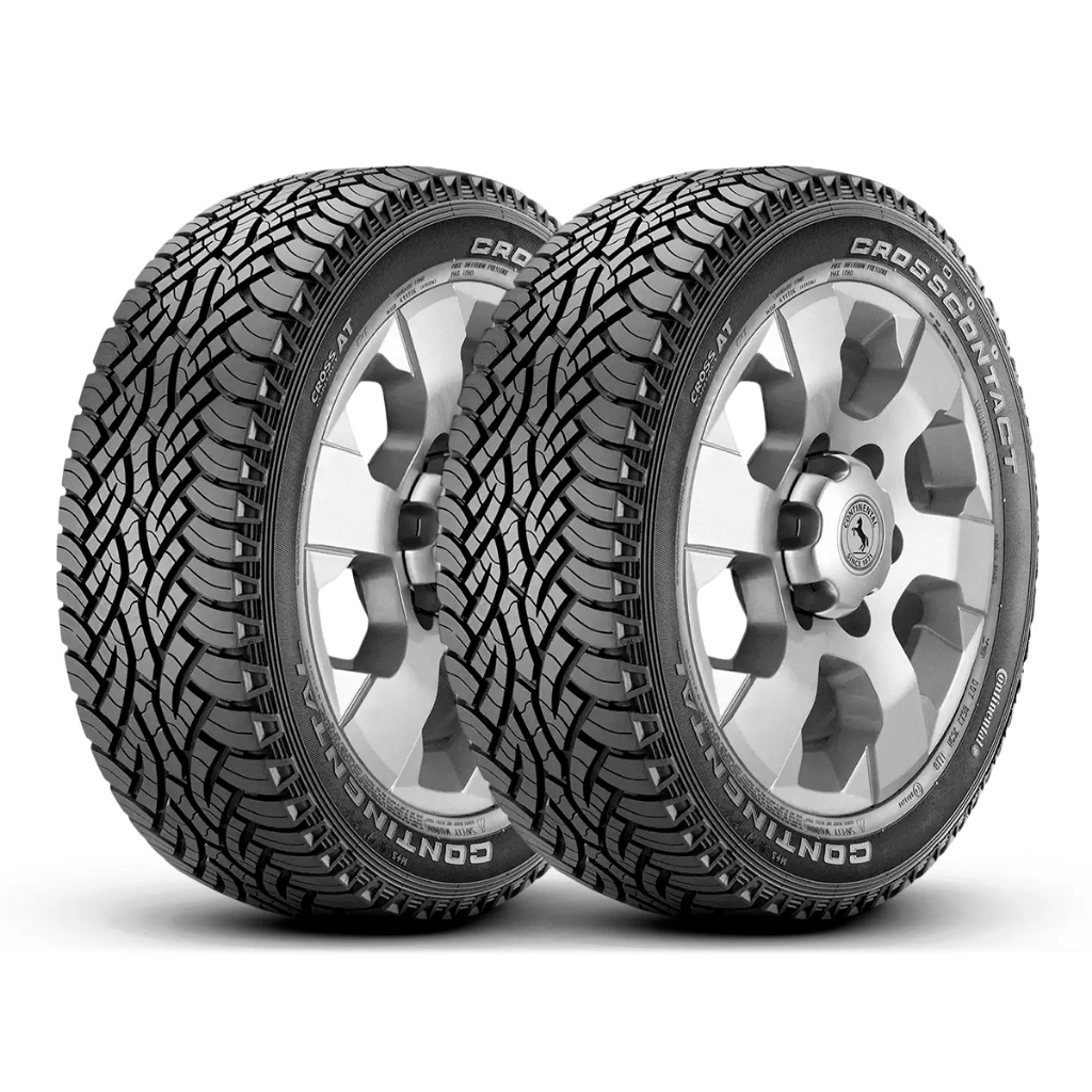 Kit 2 Pneus 215/65R16 CrossContact AT Continental 98T Duster, Jeep Renegade, Fiat Toro em Oferta na Shopee