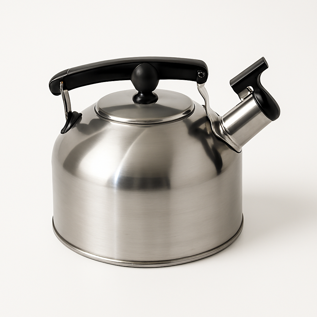 Chaleira De Aço Inox Com Apito Capacidade 2 Litros Para Fogão A Gás e Eletrico em Oferta na Shopee