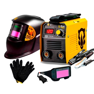 Máquina Inversora De Solda Mini Mma 120a + Máscara + Luvas em Oferta na Shopee