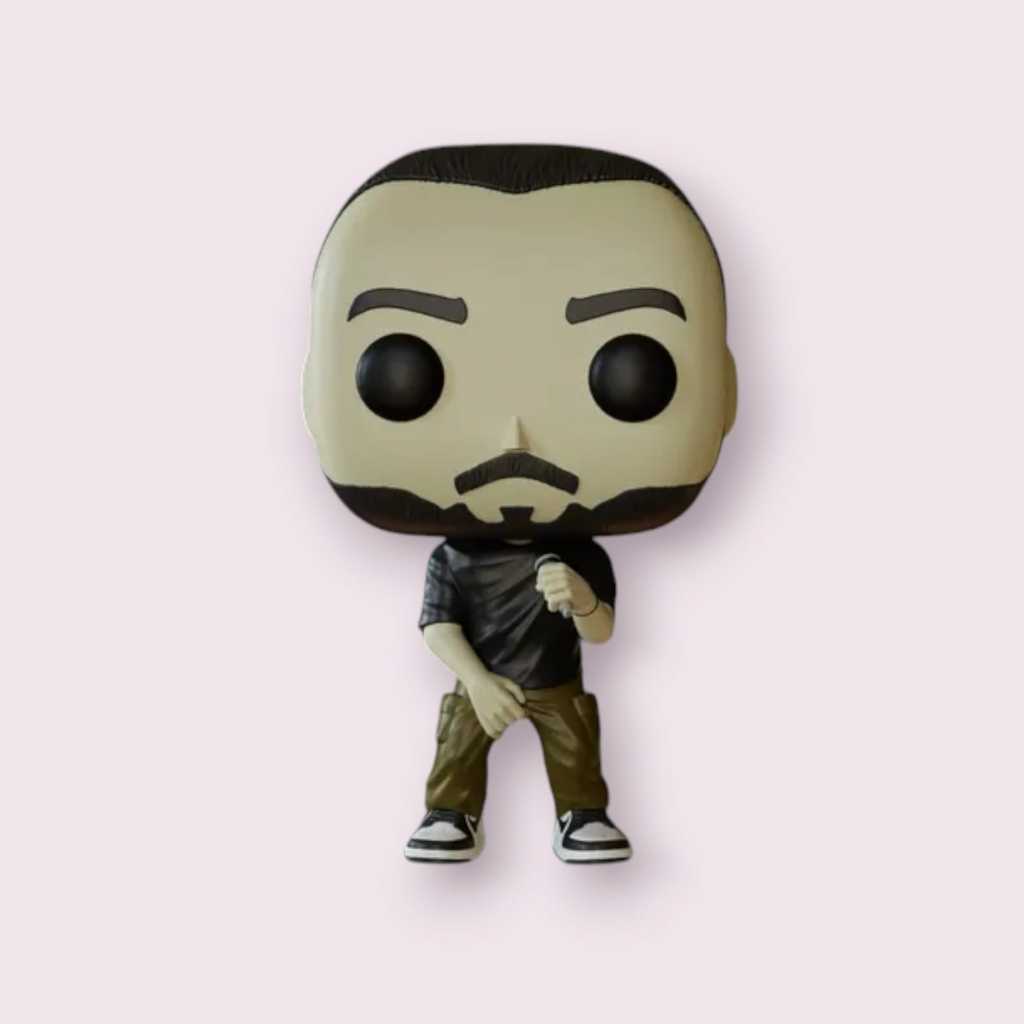 Boneco Personalizado Mike Shinoda Linkin Park Rapper Banda Rock Colecionável Decoração Geek Nerd