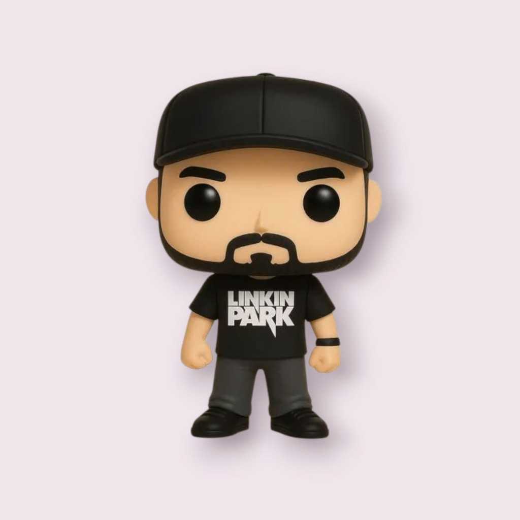 Boneco Personalizado Mike Shinoda Linkin Park Colecionável Geek Nerd