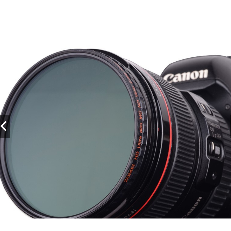 Filtro Variável Dencidade Neutra Nd2 a Nd400 Zomei 49mm Nikon