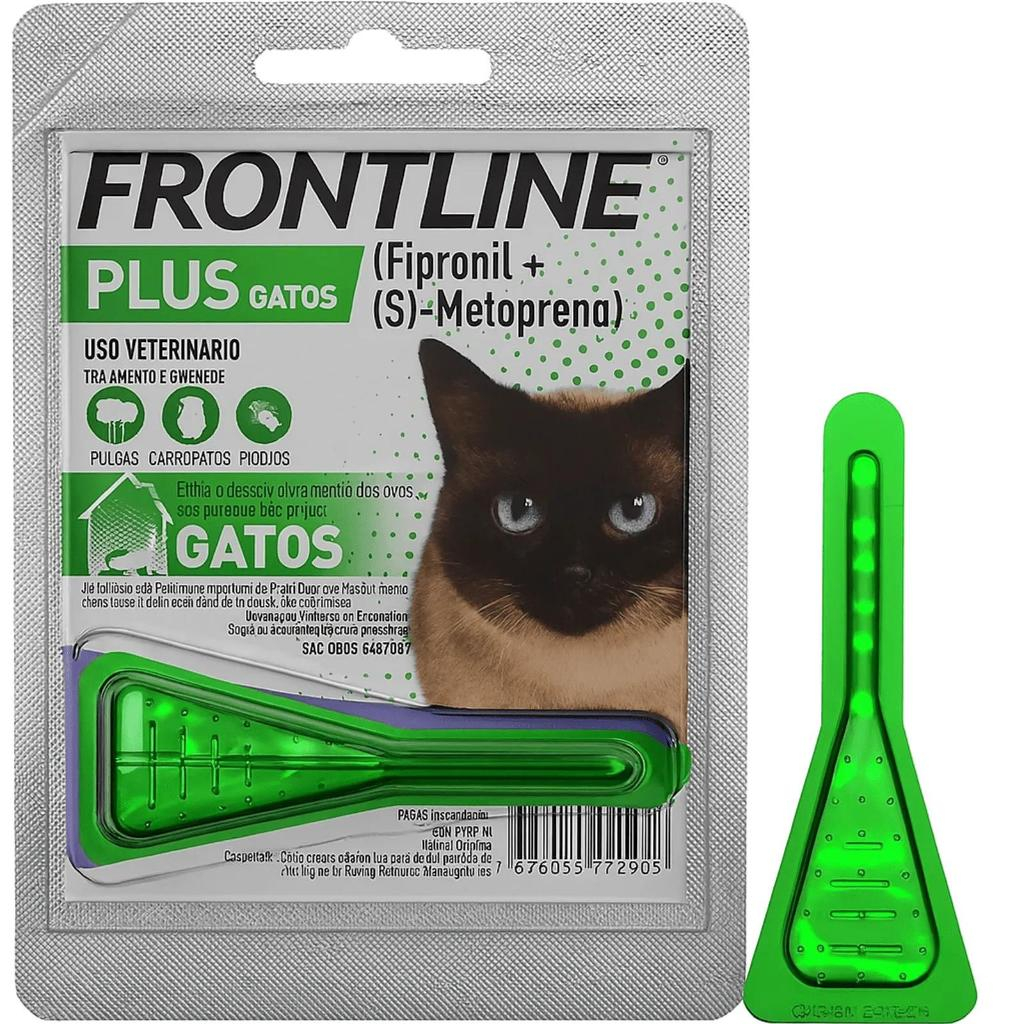 Frontline Plus Gatos Antipulgas e Carrapatos – 1 Pipeta Tópica em Oferta na Shopee