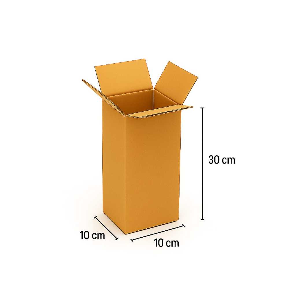 Caixa de Papelão Maleta 10x10x30 – 50 Unidades | Direto do Fabricante em Oferta na Shopee