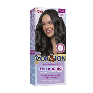 Tinta De Cabelo Cor&Ton Niely Kit 1.0 Sem Amônia em Oferta na Shopee