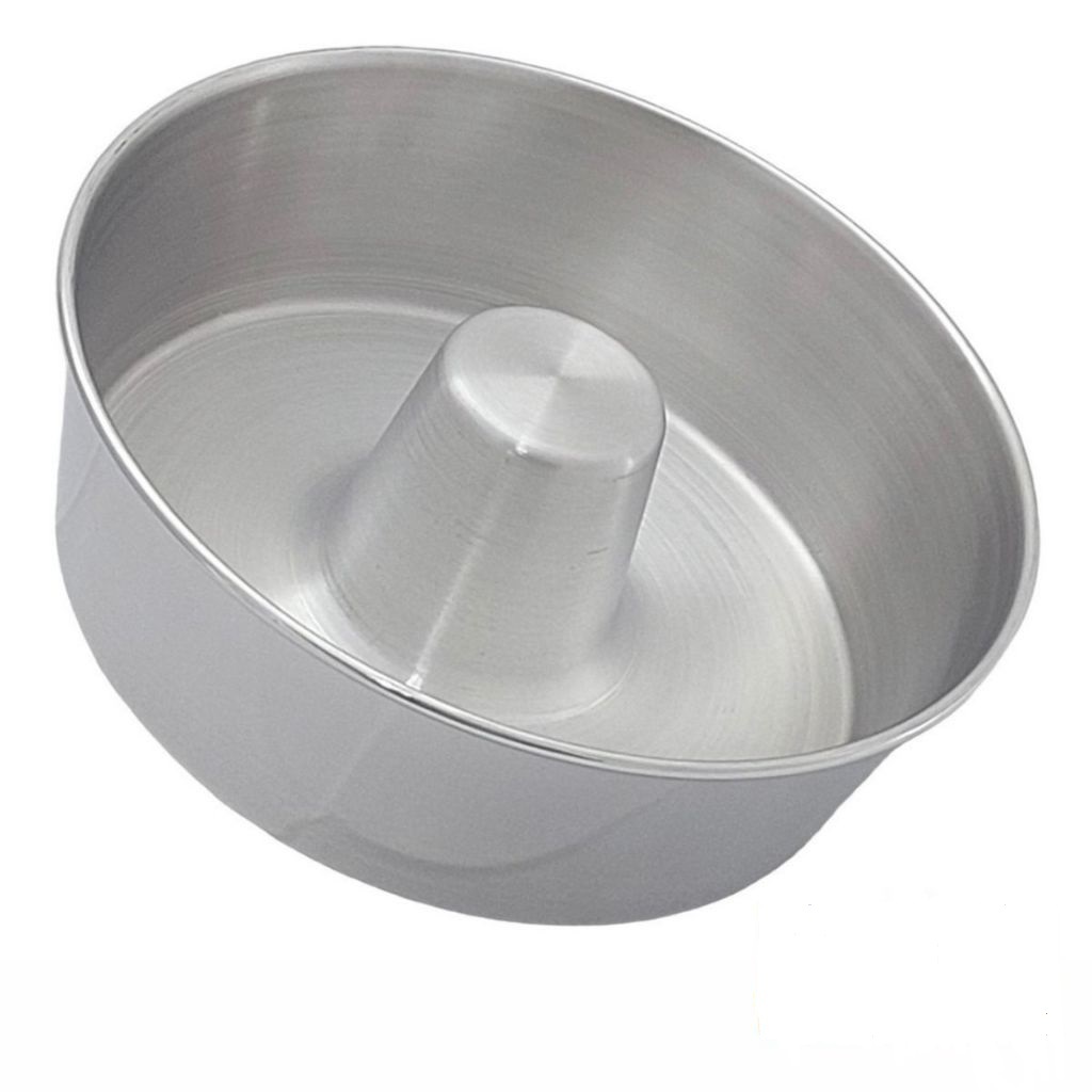 Forma Bolo Pudim Nº 24 Assadeira Em Aluminio Redonda com Borda Reforçada