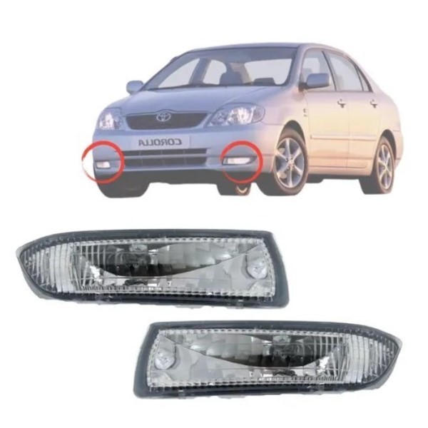 Par Farol Milha Corolla 2003 2004 Fielder 2005 2006 2007 - (26029)