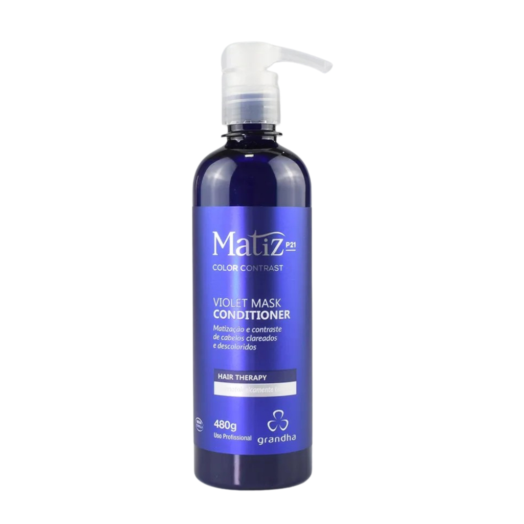 Condicionador Matiz P21 Violet Mask Conditioner 480g - Matizador para Cabelos Claros e Descoloridos