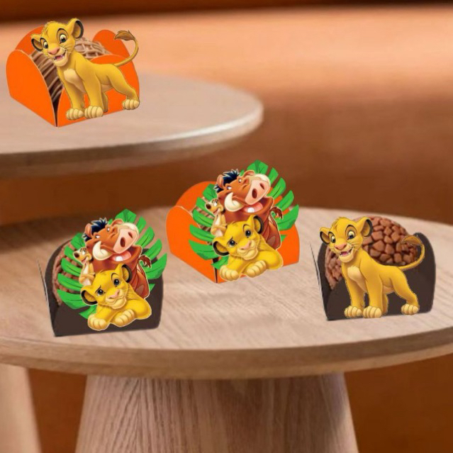 Forminhas Tema Rei Leão Festa Aniversário Docinhos em Oferta na Shopee