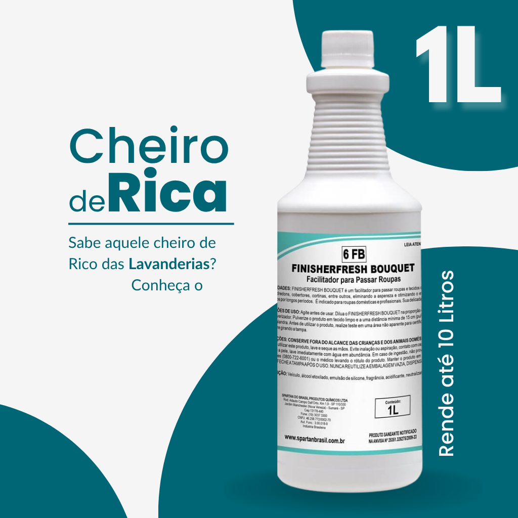 Cheiro de Rica | Bouquet Mais Vendido Rende até 10 Litros Finisherfresh Finalizador Odorizador em Oferta na Shopee