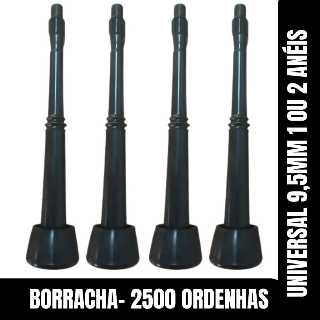Kit Teteira Borracha Insuflador Ordenha Universal 9,5mm 1 E 2 Anéis Flexível Silverubber em Oferta na Shopee